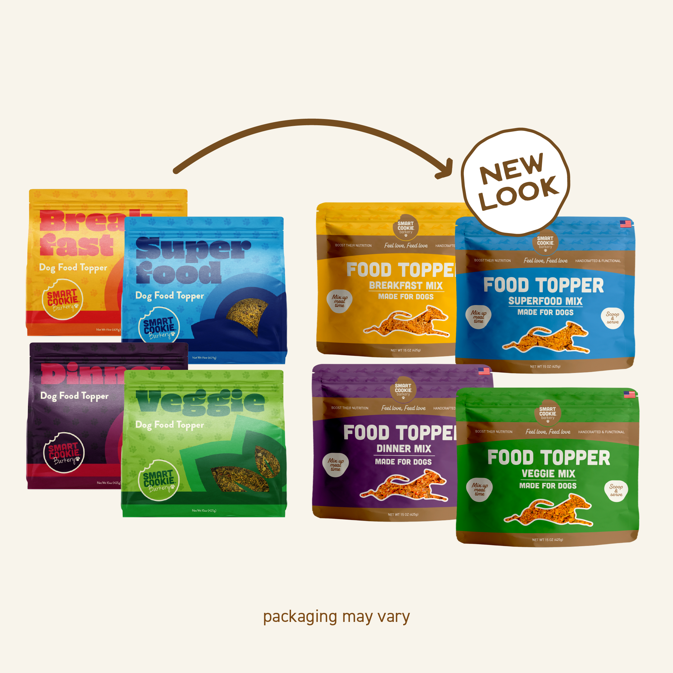 Dog Food Topper Variety Pack - 4 Flavors