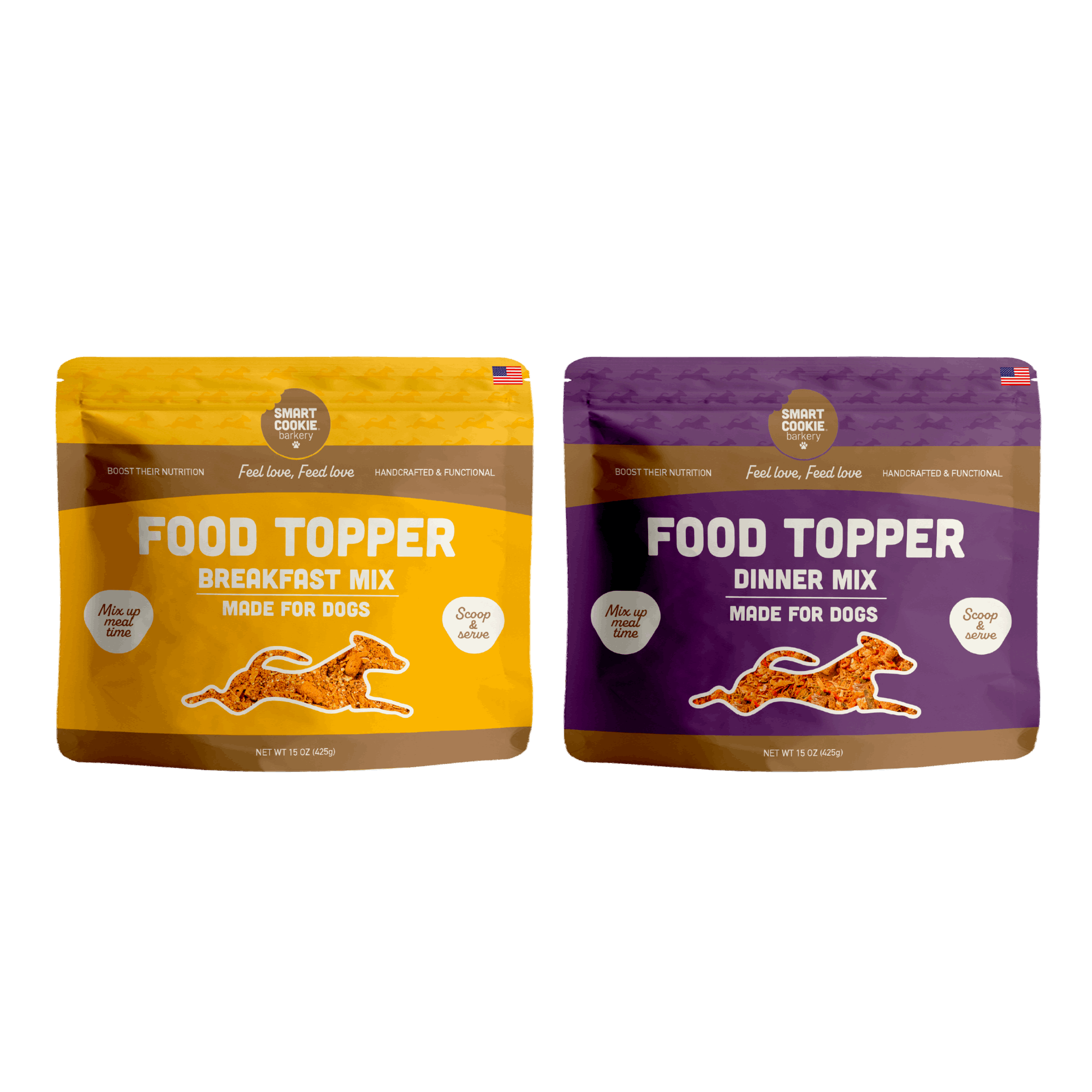 Breakfast and Dinner Dog Food Topper Variety Pack