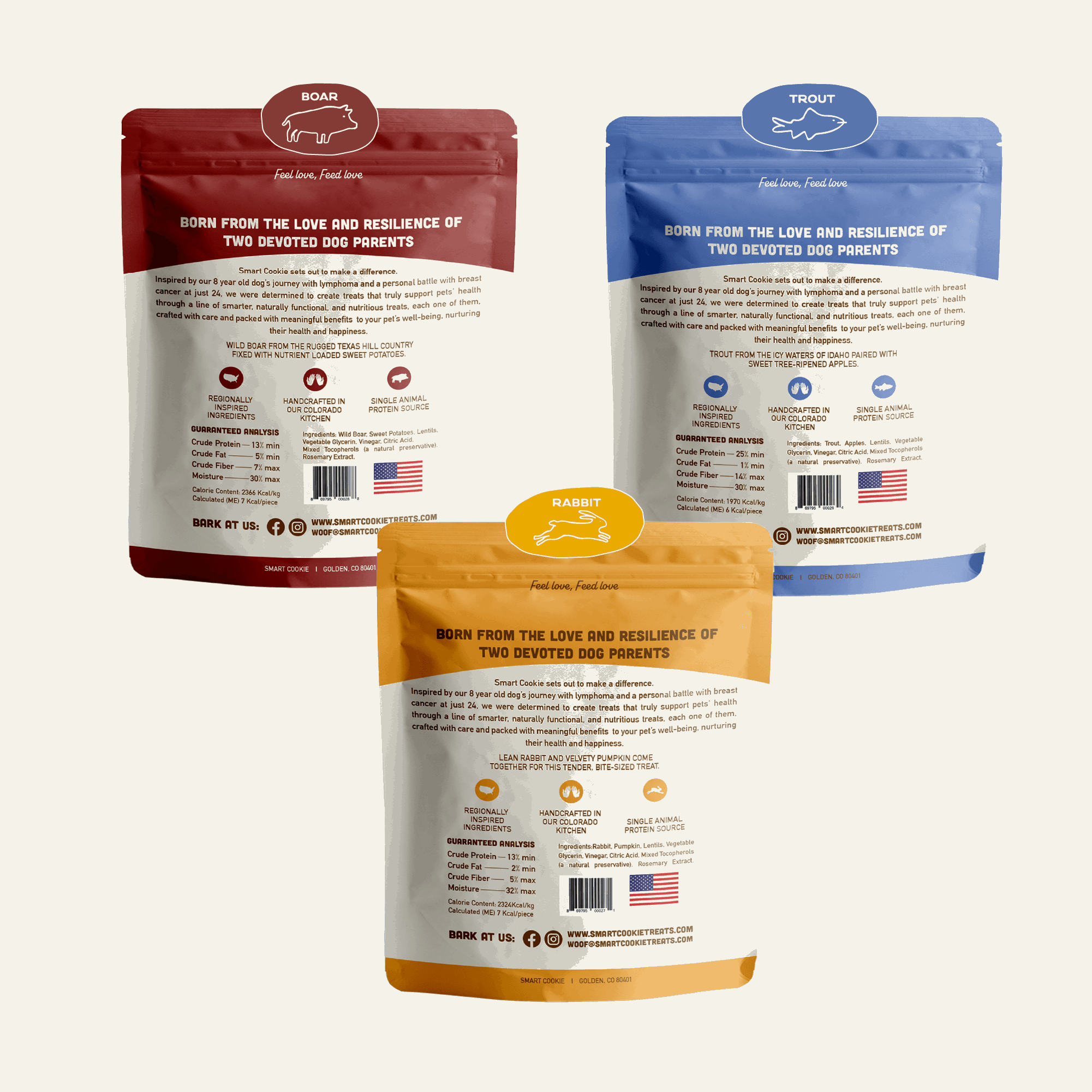 Soft & Chewy Variety Pack - Rabbit, Trout & Wild Boar