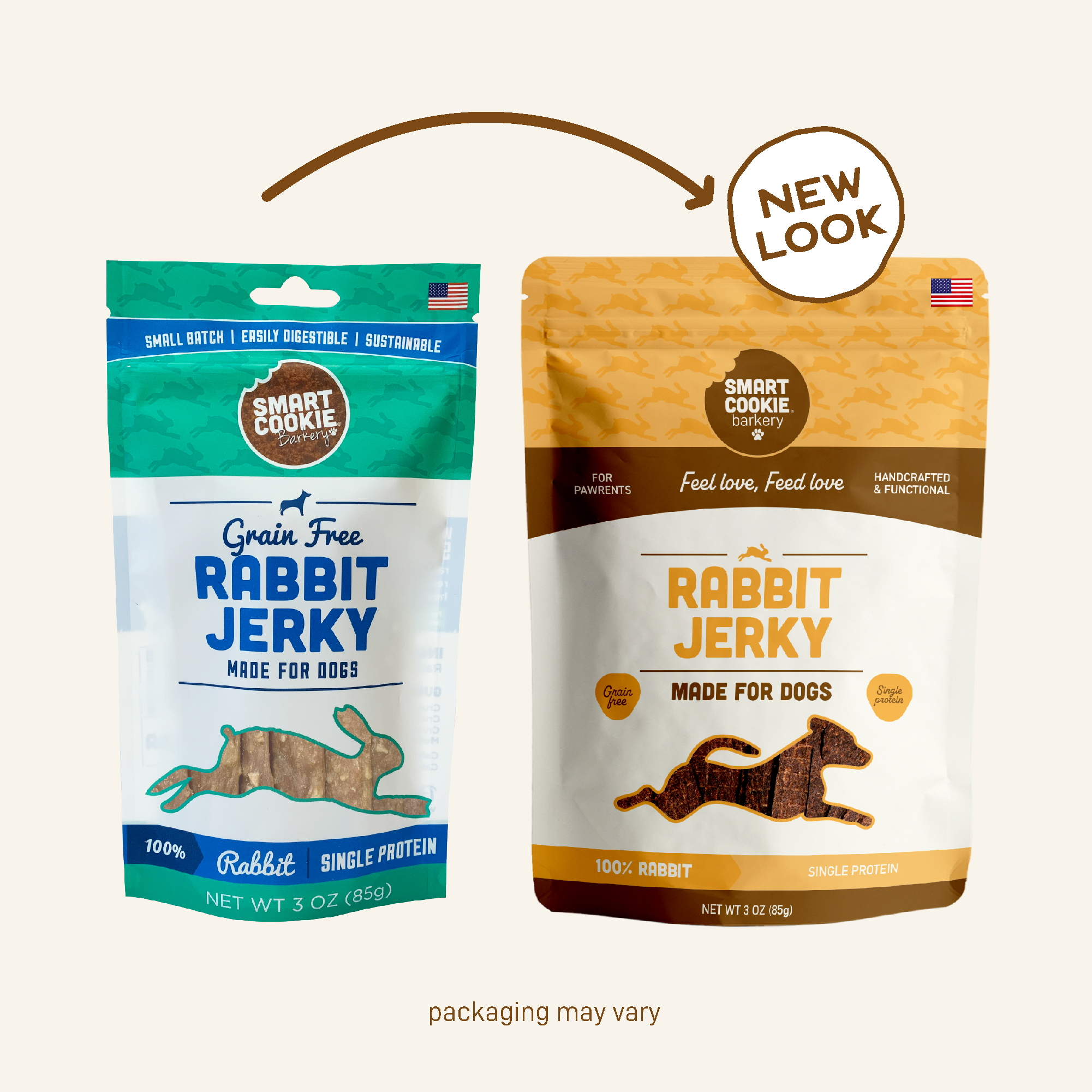 RABBIT JERKY STRIPS