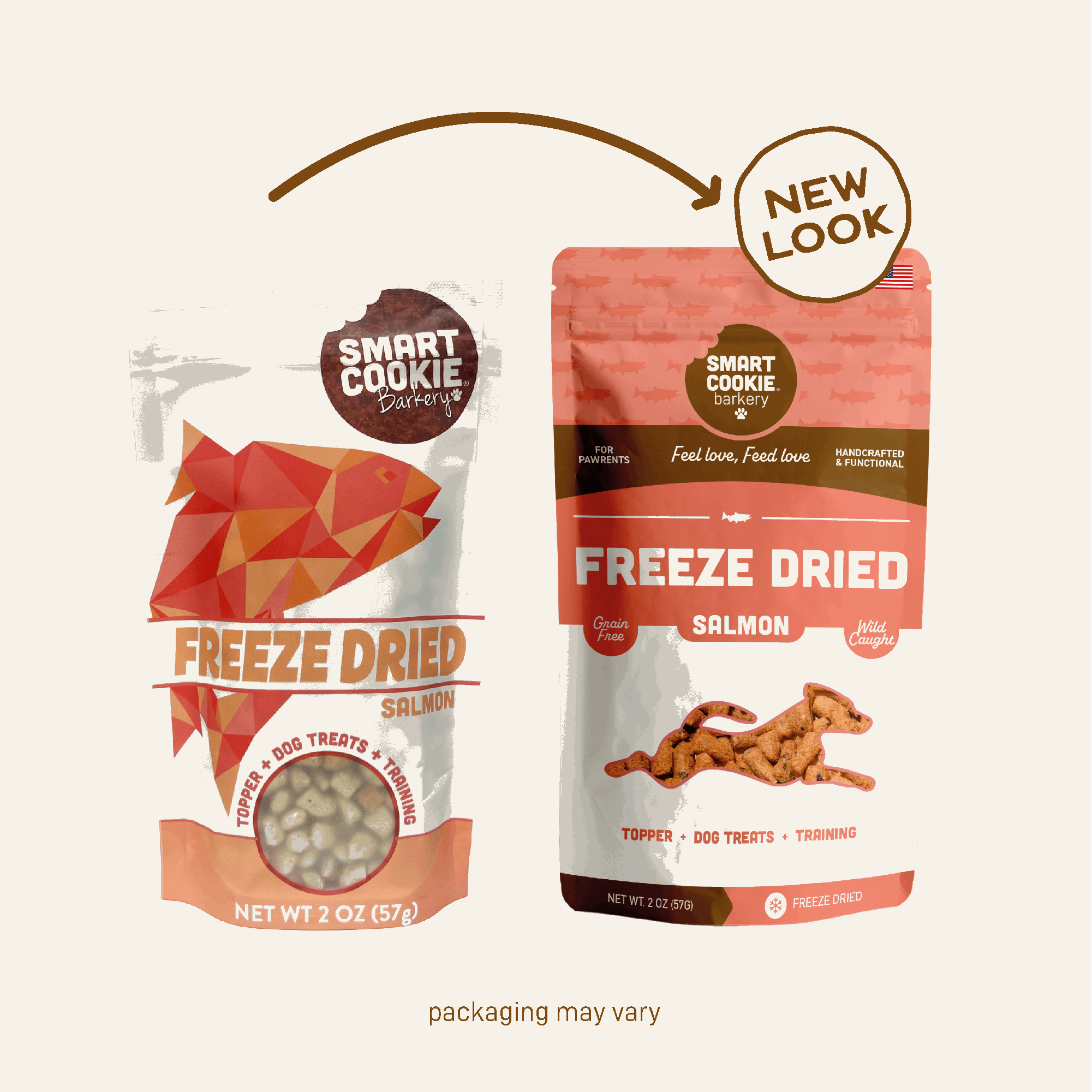 Freeze Dried Salmon Bites | Single Ingredient | Training Treat and Freeze Dried Salmon Bites | Single Ingredient | Training Treat and