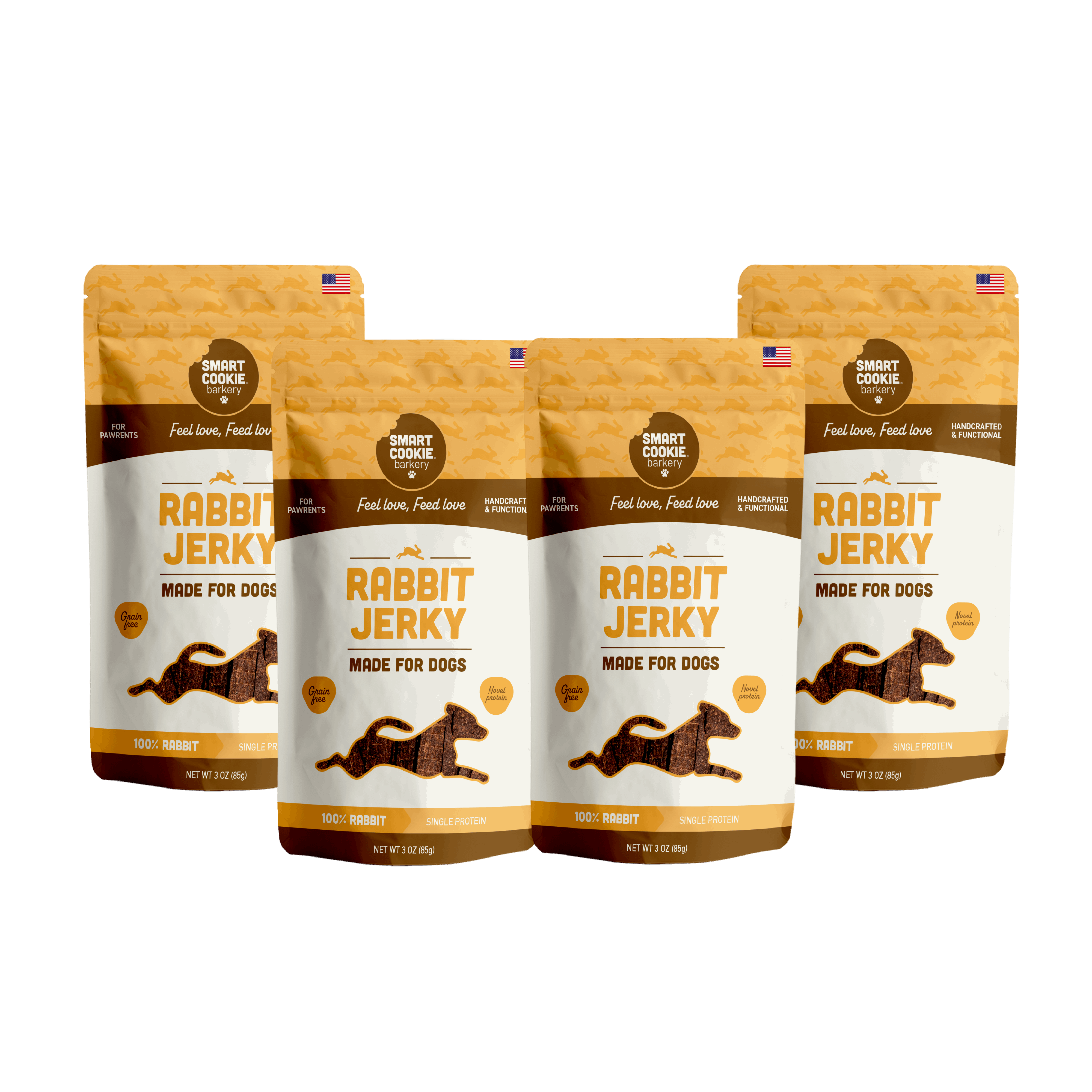 Rabbit Jerky Dog Treat Bundle