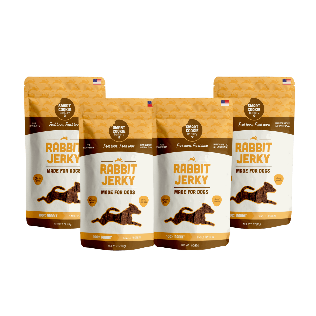 Rabbit Jerky Dog Treat Bundle