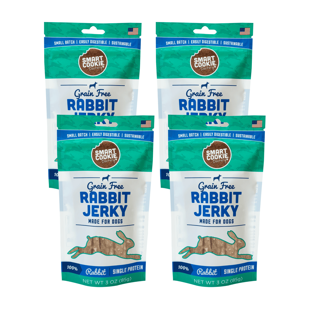 Rabbit Jerky Dog Treat Bundle – Smart Cookie Dog Treats