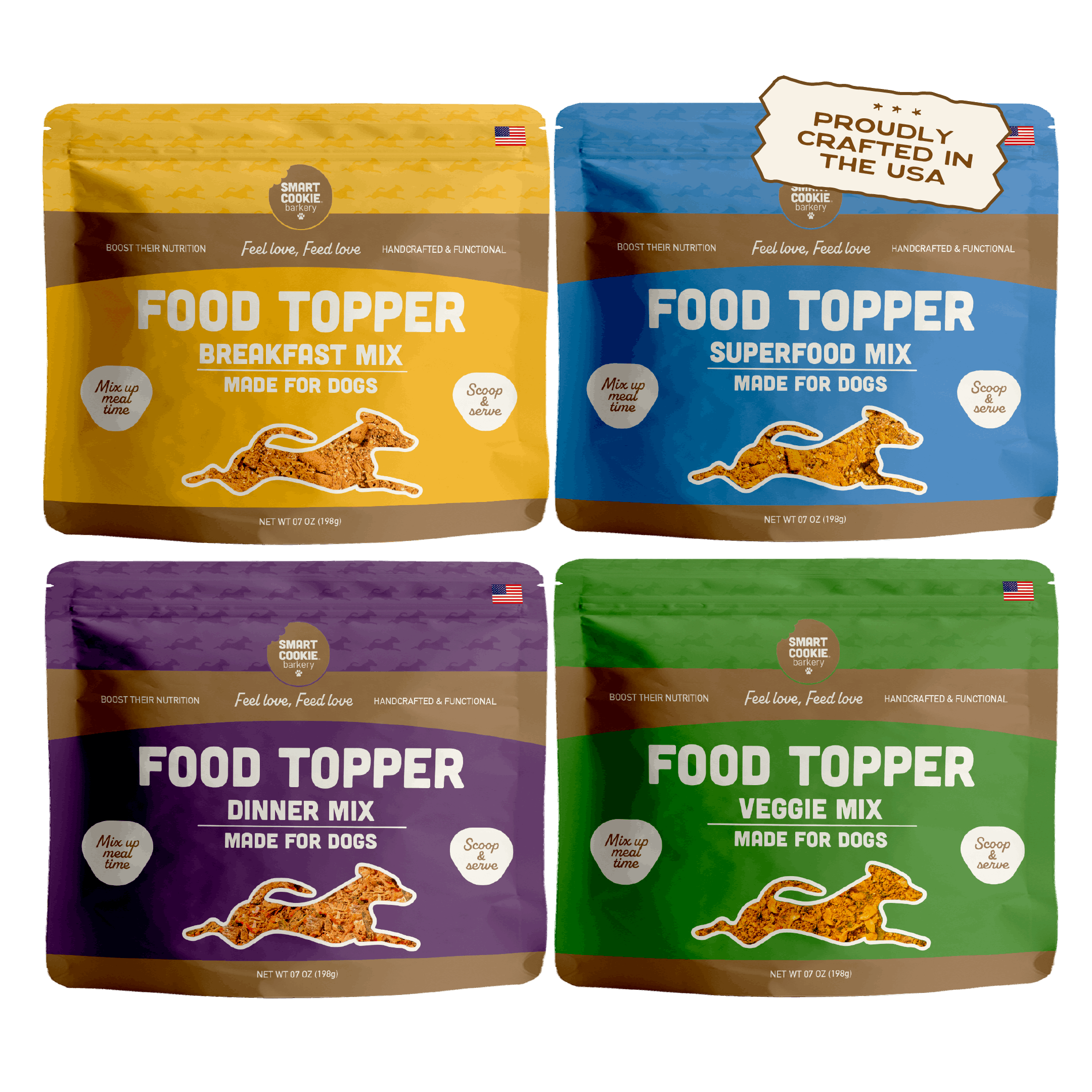 Food Topper Variety Pack 7oz - 4 Flavors