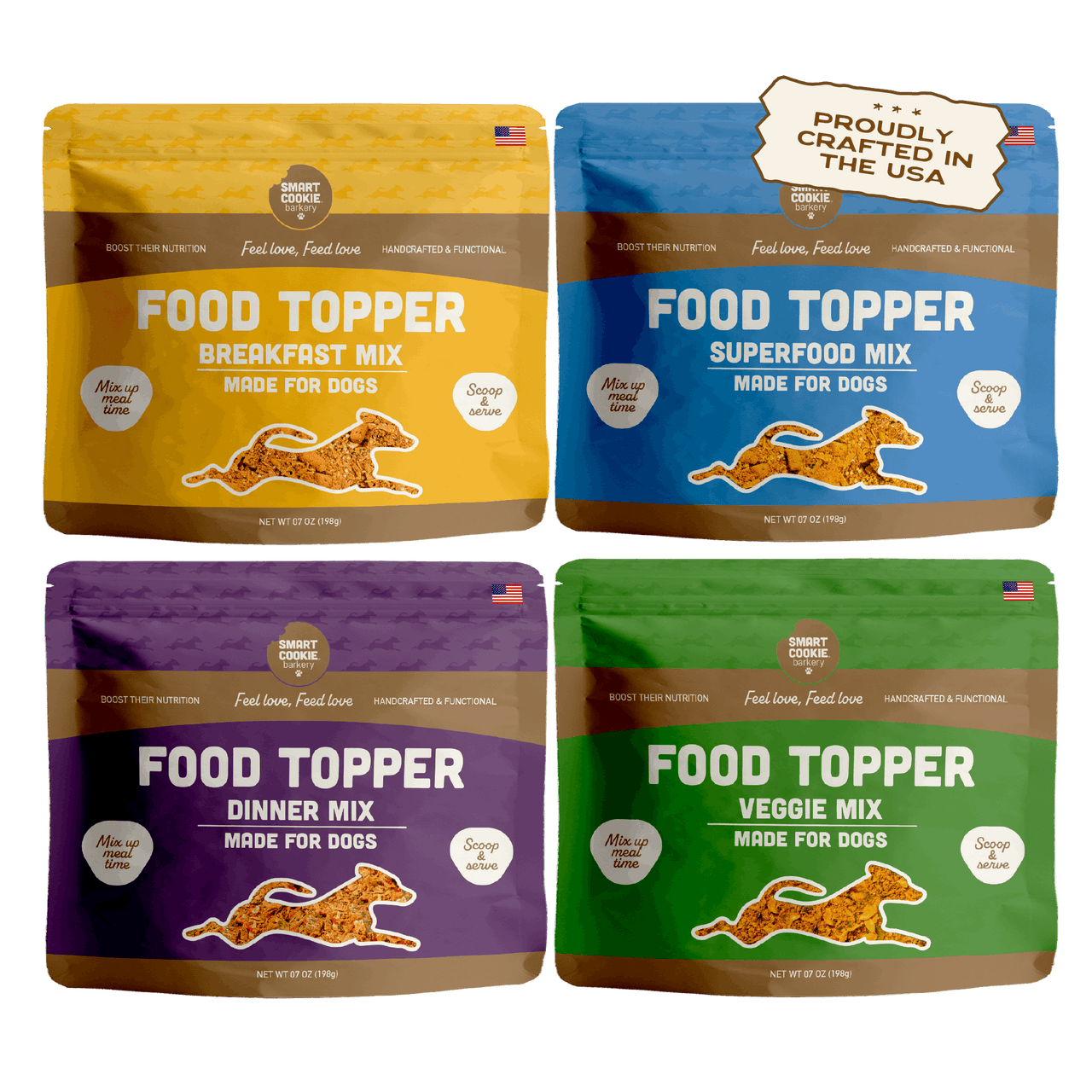 Food Topper Variety Pack 7oz - 4 Flavors