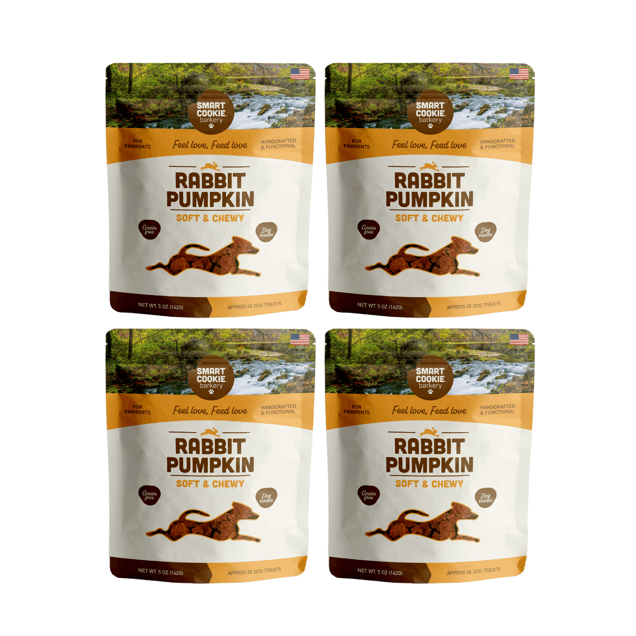 Rabbit + Pumpkin Dog Treat Bundle