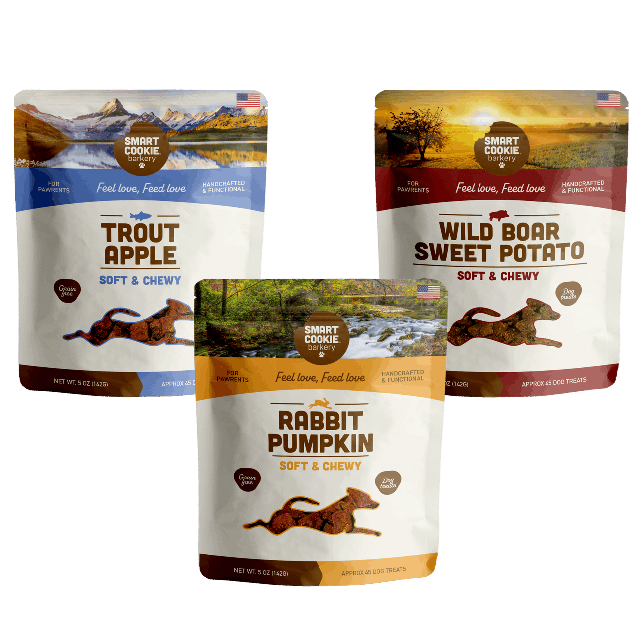 Soft & Chewy Variety Pack - Rabbit, Trout & Wild Boar