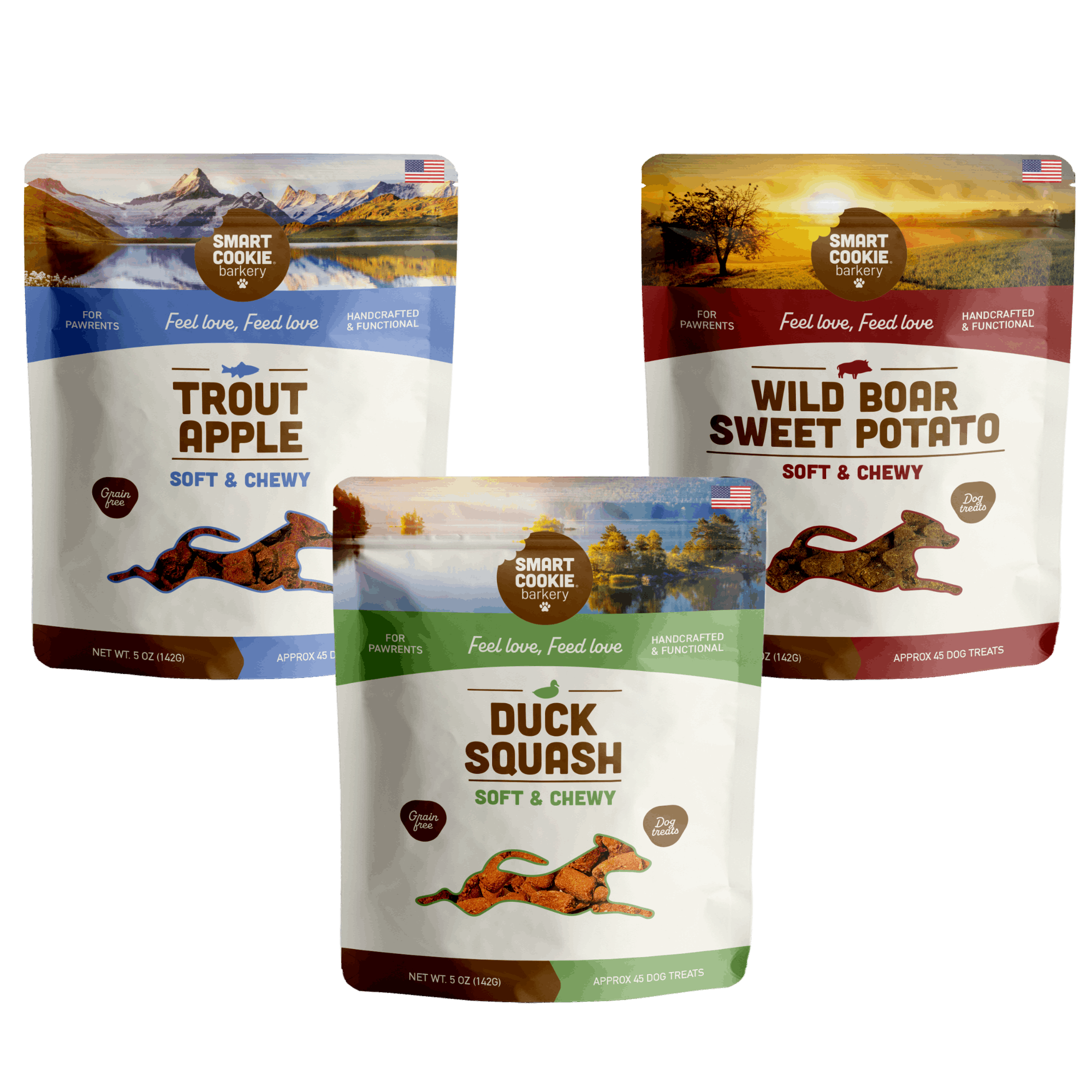 Soft & Chewy Variety Pack - Duck, Trout & Wild Boar