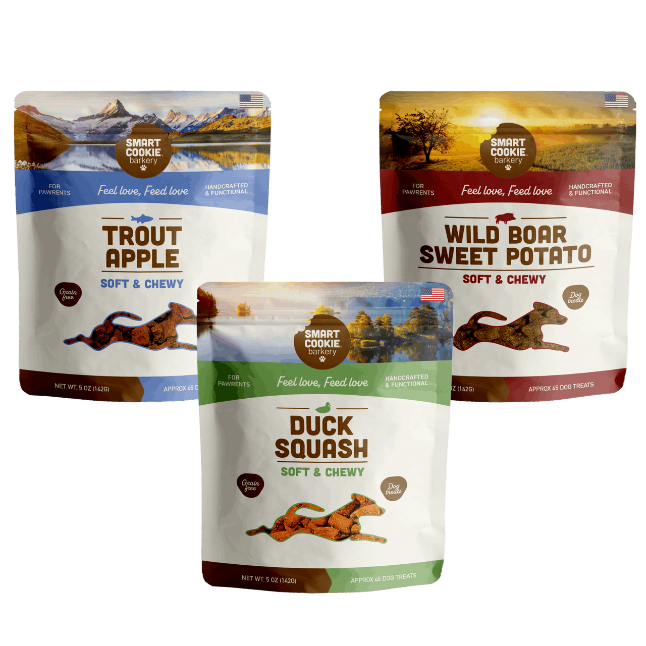 Soft & Chewy Variety Pack - Duck, Trout & Wild Boar