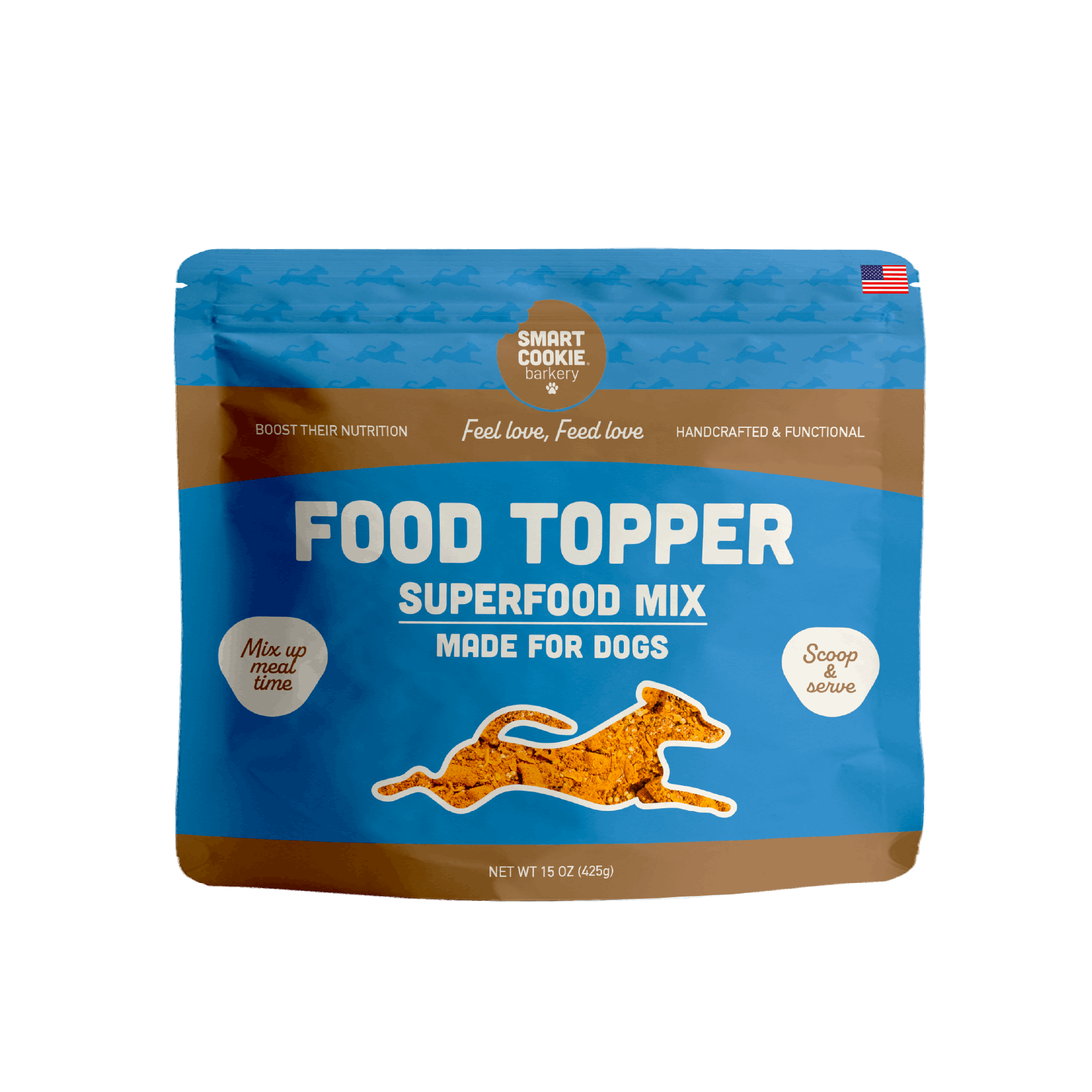 Freeze Dried Salmon & Superfoods Dog Food Topper with added