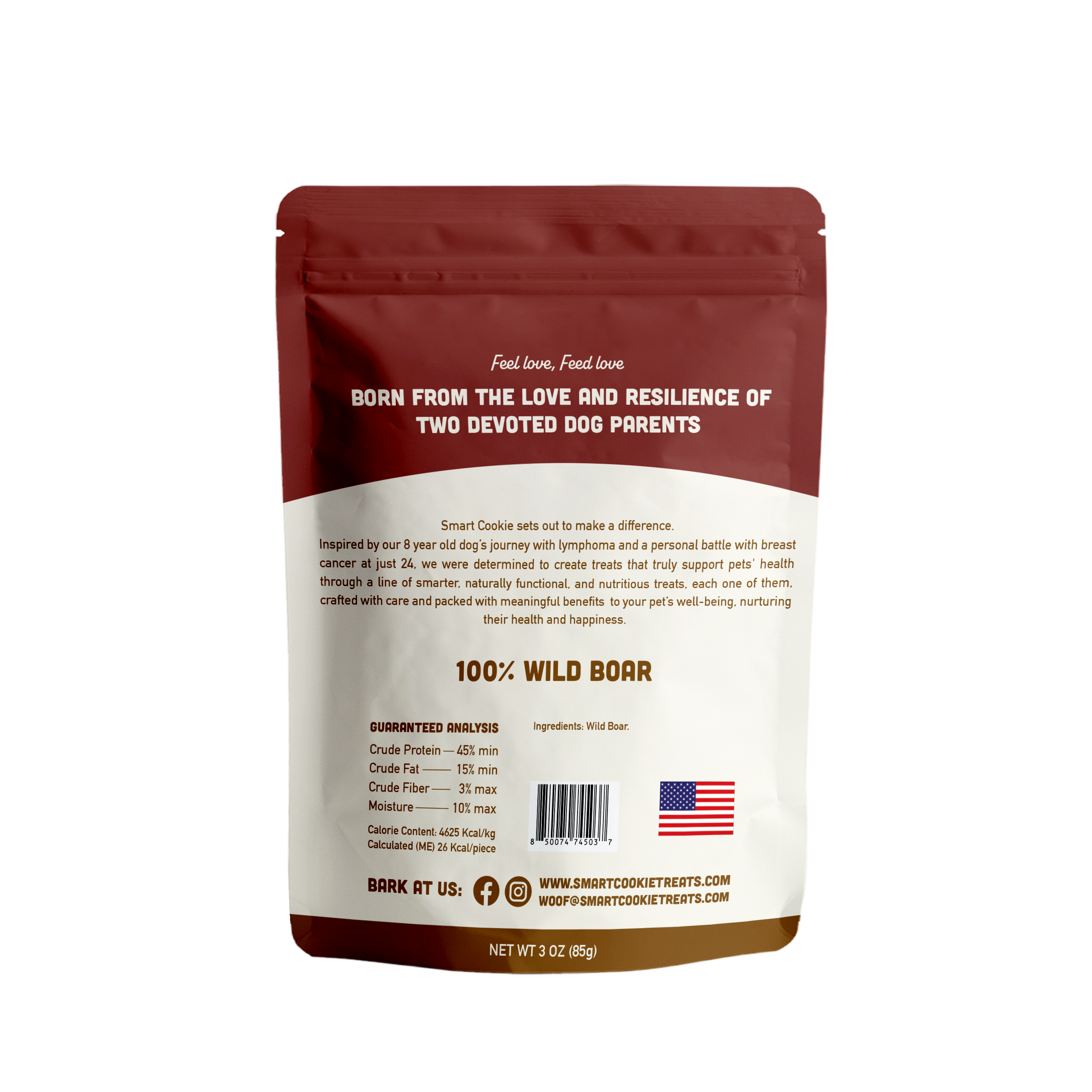 Wild Boar Jerky Dog Treats