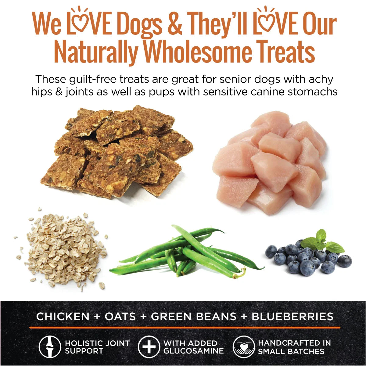 Chicken Hip and Joint with Glucosamine Treats for Dogs Smart Cookie Dog Treats