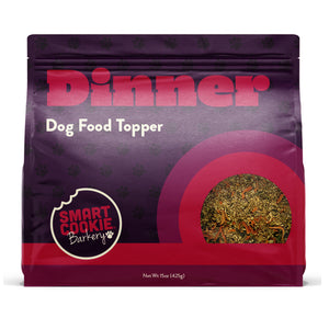 Smart Cookie Dinner Dog Food Topper Front