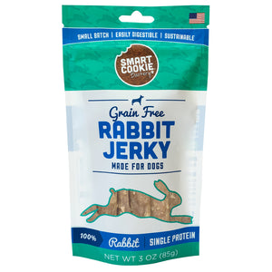 Smart Cookie Rabbit Jerky Strips Front